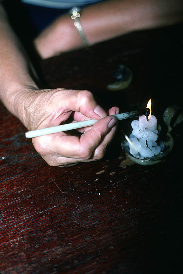 Stylus used by Evelyn Coskey in Polish egg decoration (pysanky) - Starke, Florida