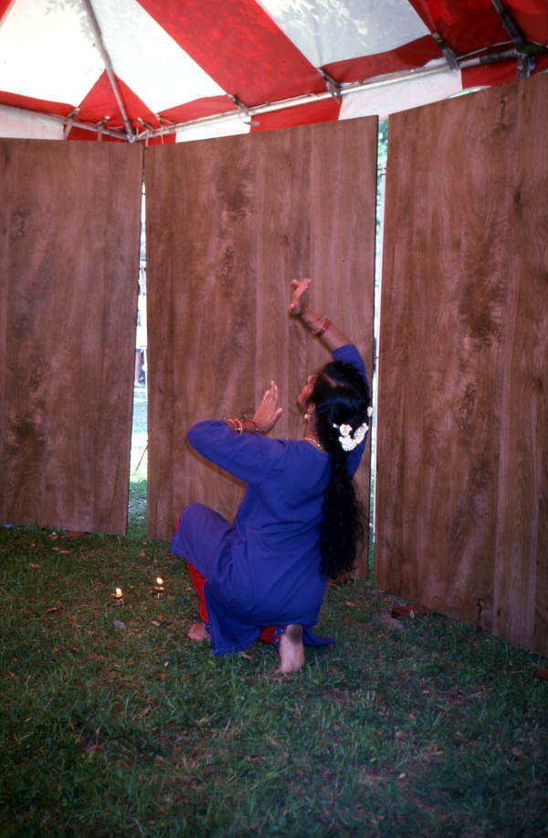 Nila Radhakrishnan performing an East Indian dance - White Springs, Florida