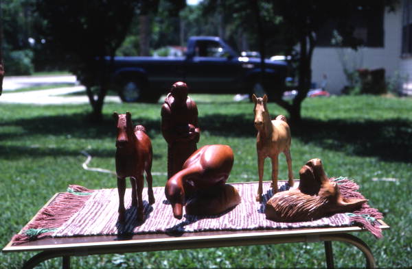 Animal woodwork done by Tony Dell - Oviedo, Florida