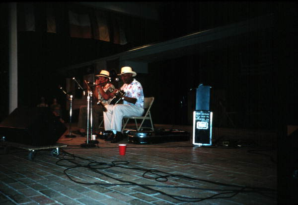 John Cephas and Phil Wiggins performing at the 1991 Florida Folk Festival - White Springs, Florida