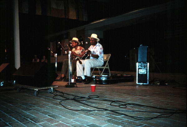 John Cephas and Phil Wiggins performing at the 1991 Florida Folk Festival - White Springs, Florida