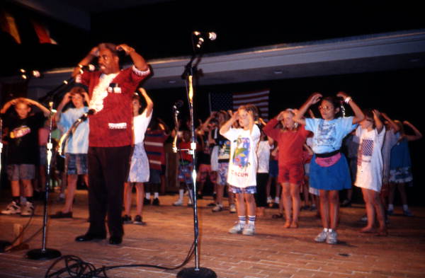 Georgia Sea Island Singers singing Gullah children's songs - White Springs, Florida