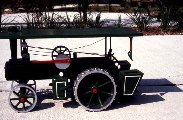 Toy train engine made by Ezra Knepp - Sarasota, Florida