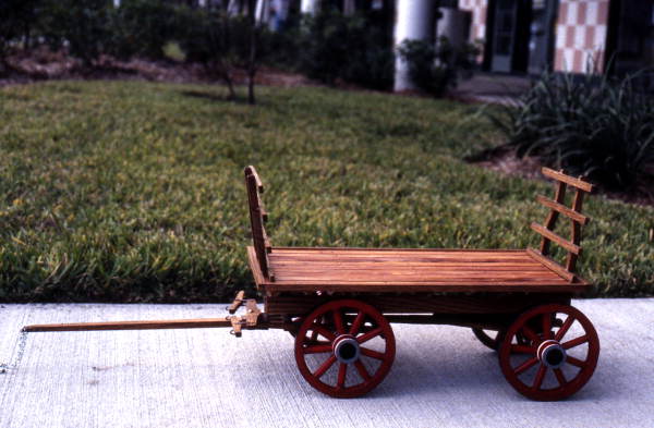 Toy wagon made by Ezra Knepp - Sarasota, Florida