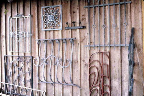 Differing examples of wrought-iron work - Florida.