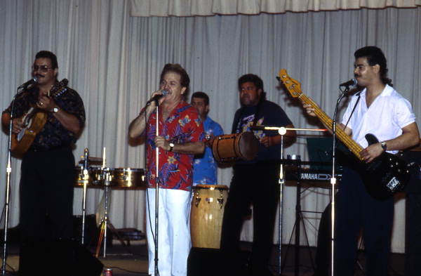 Performers playing salsa music - Jacksonville, Florida.