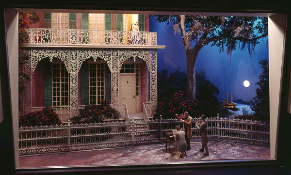 Photograph of a diorama of musicians