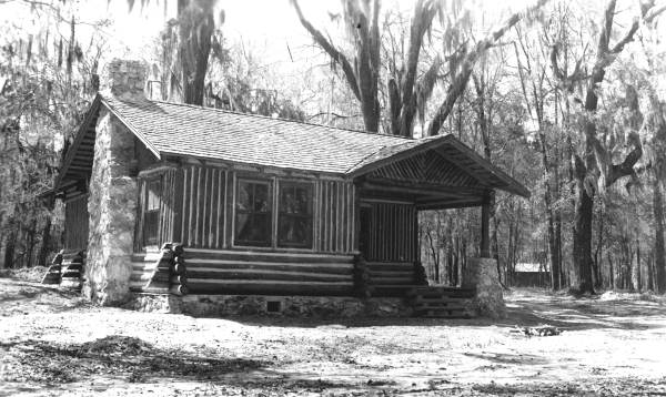Guest cabin at completion of construction.