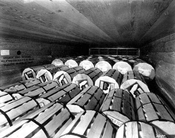 Crated citrus