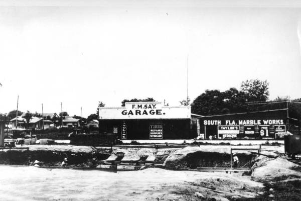 Excavation site for post office - Bartow, Florida