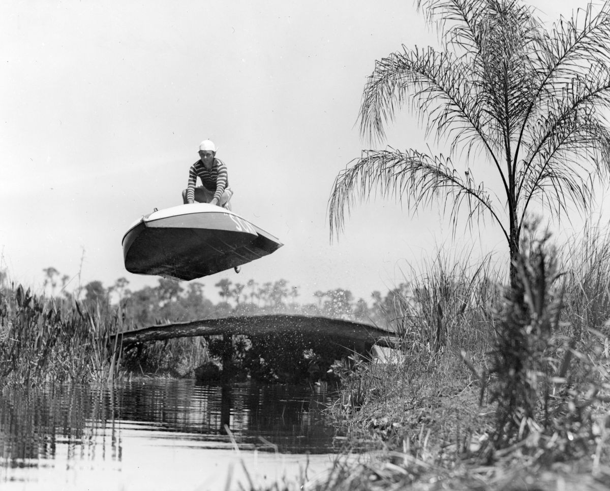 Stunt at Cypress Gardens - Cypress Gardens, Florida