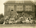 Group portrait of P.A. of A. summer school class at the Daguerre Memorial Institute in Indiana.
