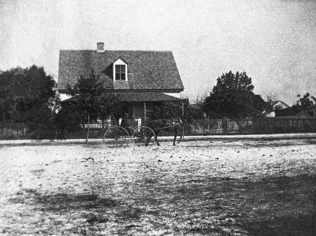 Home at north corner of Avenue B and Tenth Street - Apalachicola, Florida.