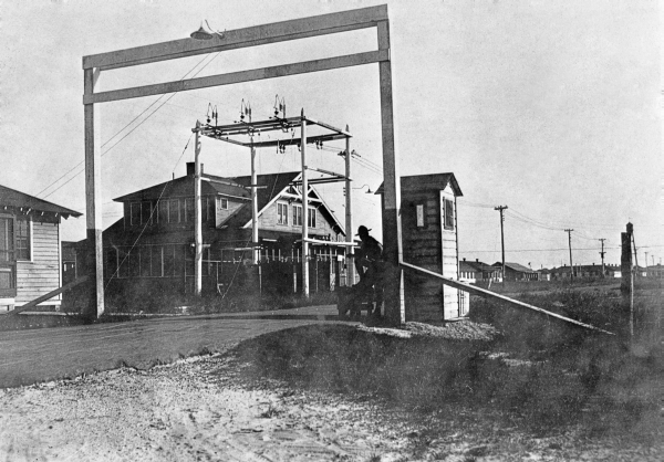 Main gate of Carlstrom Field - Arcadia Region, Florida