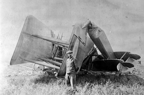 Wreck of a flight training airplane from Carlstrom Field - Arcadia Region, Florida