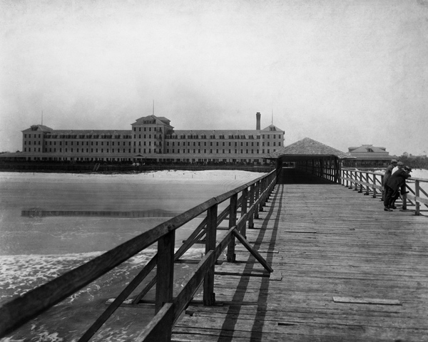 Atlantic Beach Hotel from pier on June 12, 1919