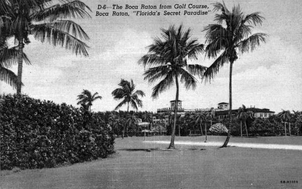 Boca Raton from golf course - Boca Raton, Florida's secret paradise.