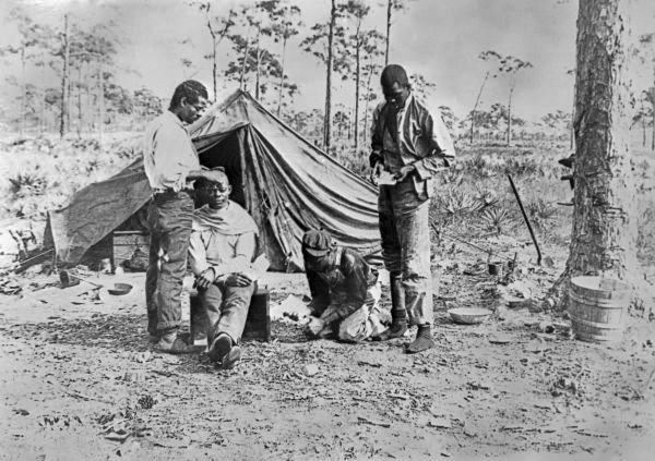Workers from Fort Pierce farm drainage district canal construction