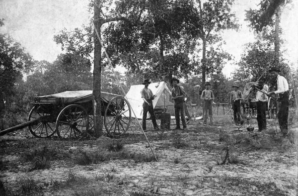 Fishing camp at Compass Lake - Jackson County