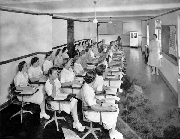 Nursing school class at Florida State Hospital - Chatahoocheee, Florida.