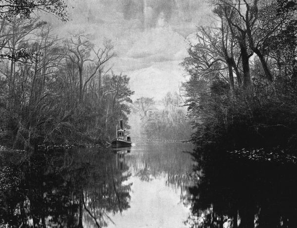 Boat on Deep Creek - Putnam County, Florida