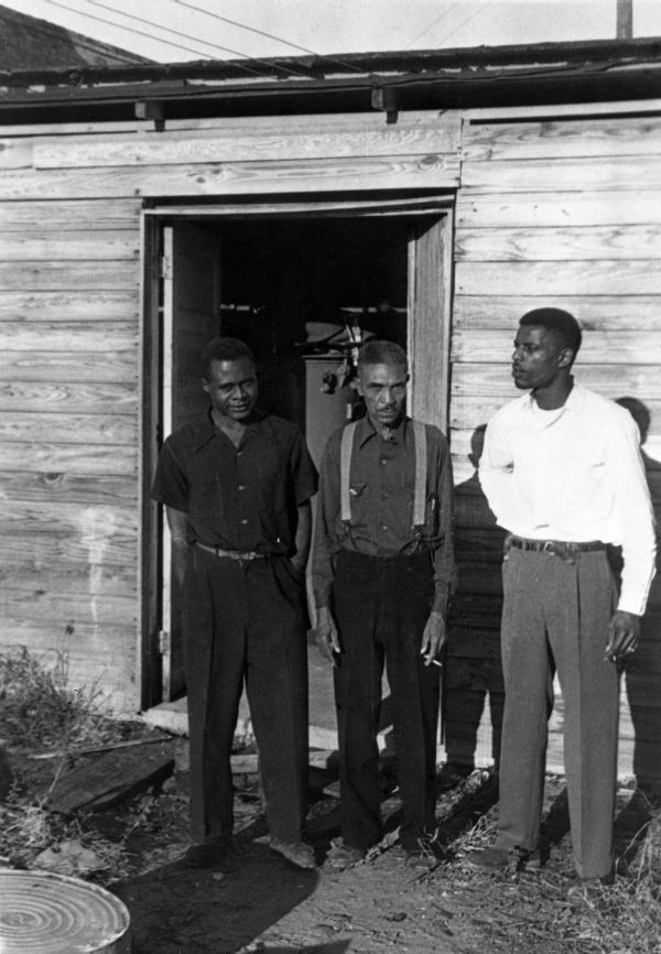 Workers at the old Star Cleaners - Crestview, Florida
