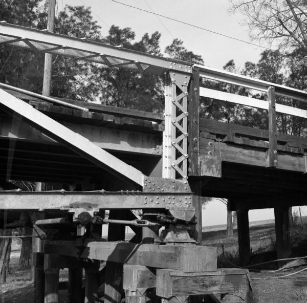 Bridge on State Road 717 over Dyke Canal - Belle Glade, Florida.