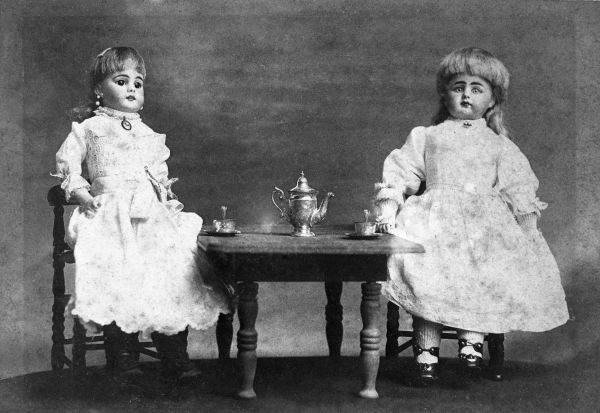 Dolls belonging to Grace Spiller and Ida Perkins