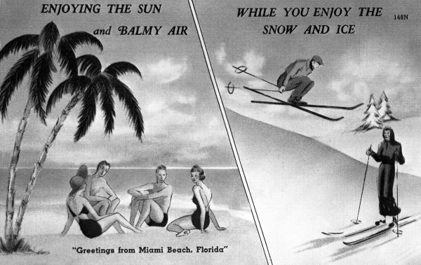Greetings from Miami Beach - Florida.