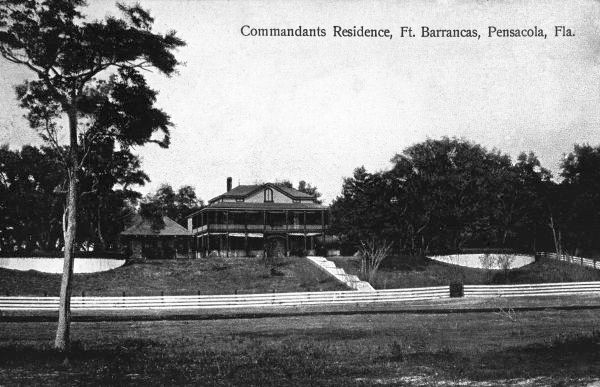 Commandants residence at Fort Barrancas - Pensacola, Florida.