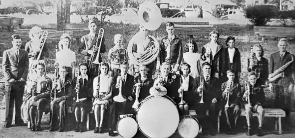 School band - Freeport, Florida.