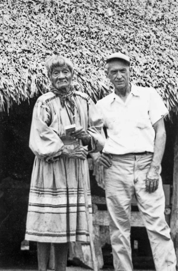 Charlie Cypress and George L. Espenlaub - Big Cypress Reservation, Florida.