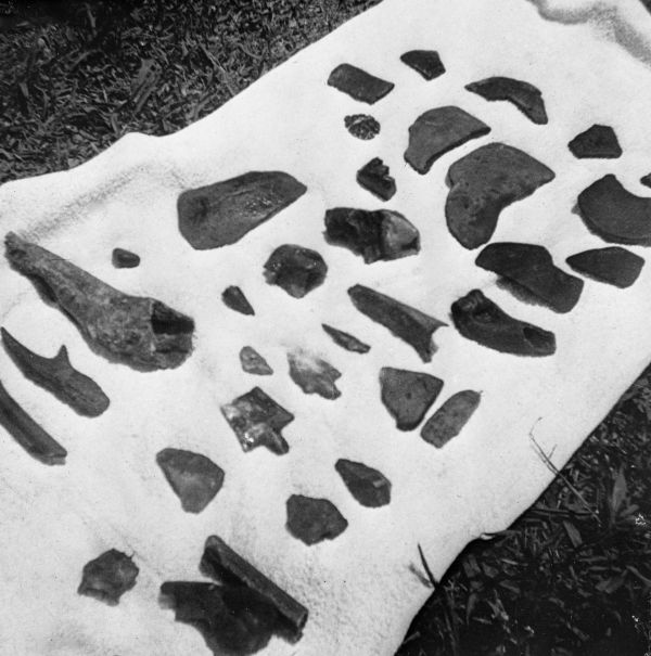 Pottery, bones, and arrowheads - Silver Glen Springs, Florida