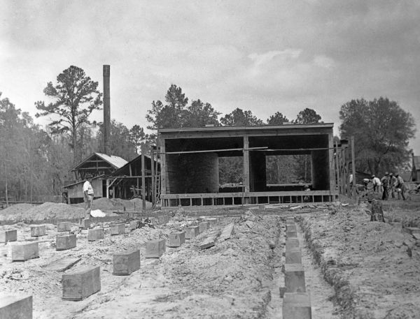 Sawmill number 1 at the Cherry Lake Rural Rehabilitation Project - Cherry Lake, Florida