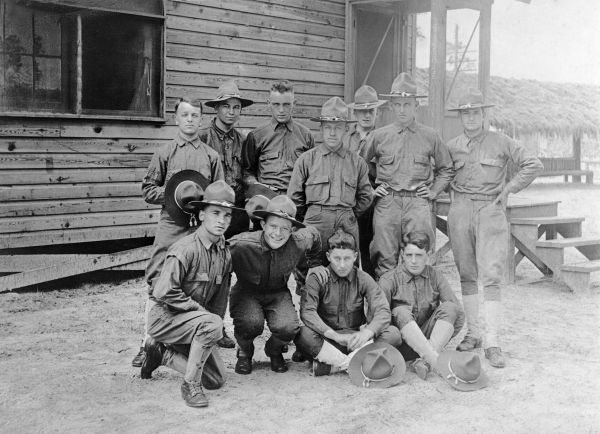 Group of soldiers - Camp Joseph E. Johnston