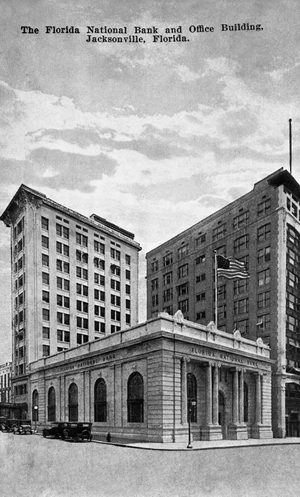 Florida National Bank, Florida Life Insurance Building, and the Bisbee Building - Jacksonville, Florida