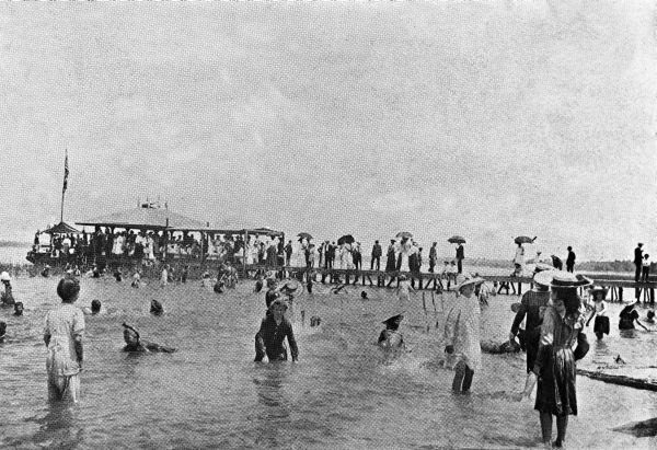 Bathers - Lake Weir, Florida