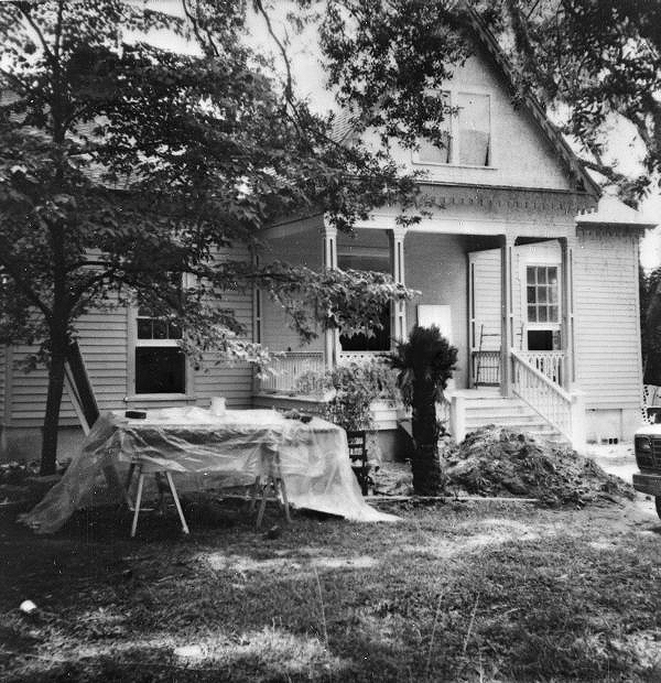 Holden house during renovation