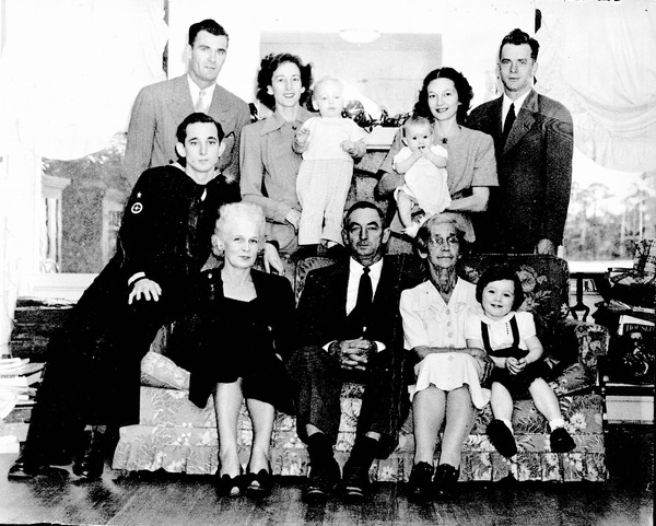 Blyth family at Christmas