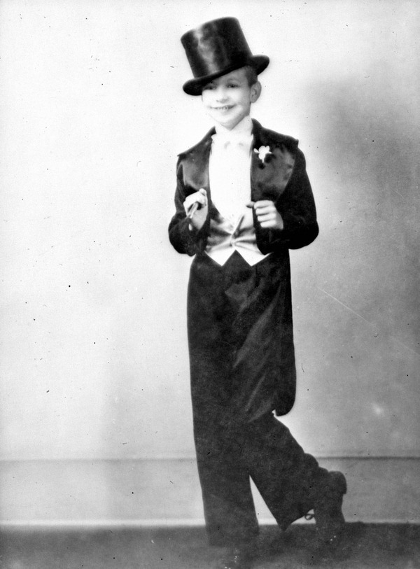 Rev. Thomas Dekle in top hat and tails - Miami, Florida