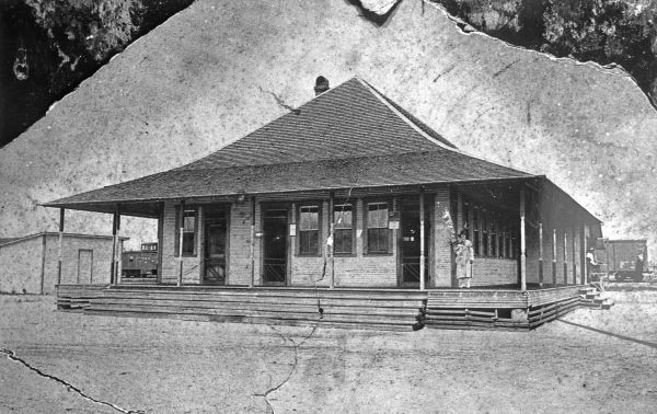 Headquarters and company store of the Florida & Alabama railroad - Munson, Florida