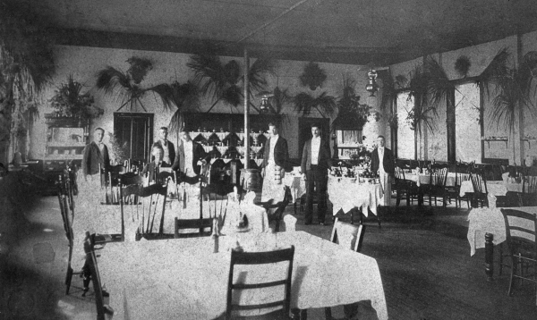 Graham Hotel dining room - Palatka, Florida