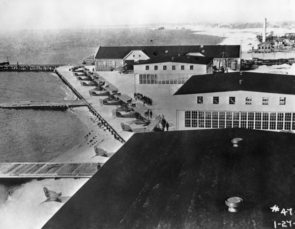 Hangars and airplanes - Naval Air Station Pensacola.