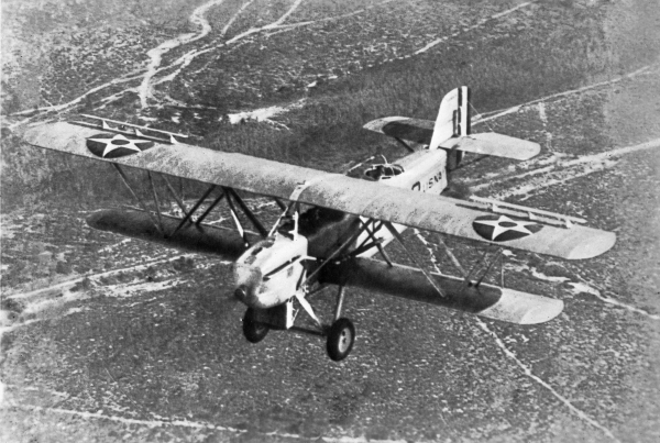 Airplane flying over Pensacola region.