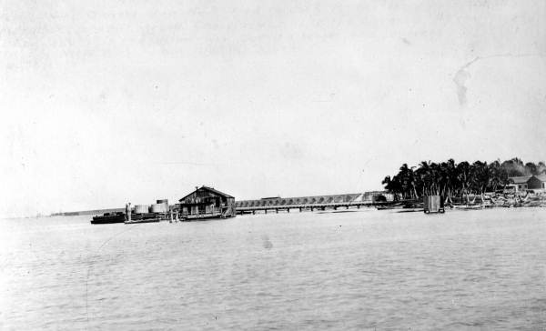 Long Key and viaduct under construction - Long Key, Florida