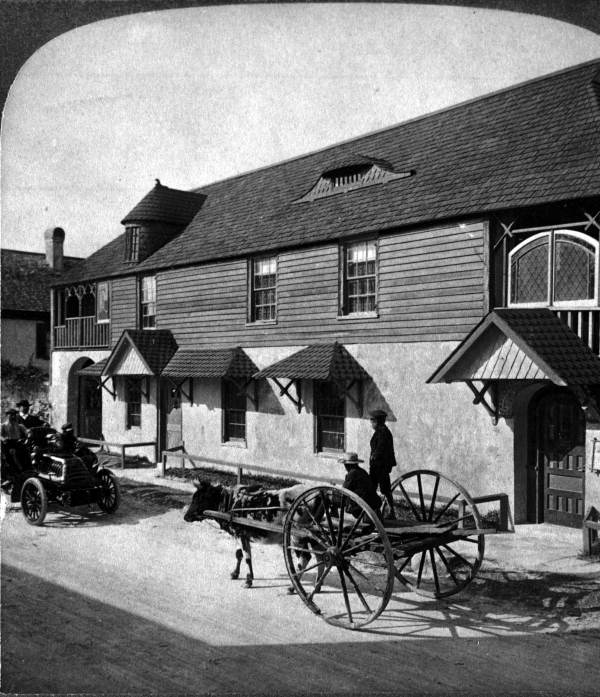 View of the Oldest House - St. Augustine, Florida