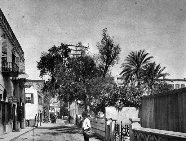 St. George Street scene - St. Augustine, Florida.