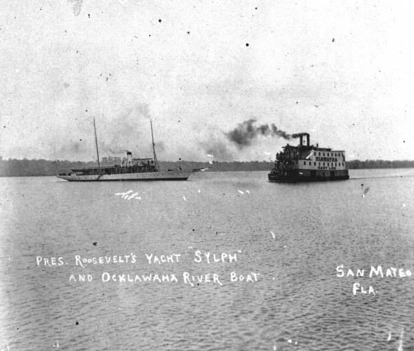 The "Sylph" and the "Hiawatha" at San Mateo