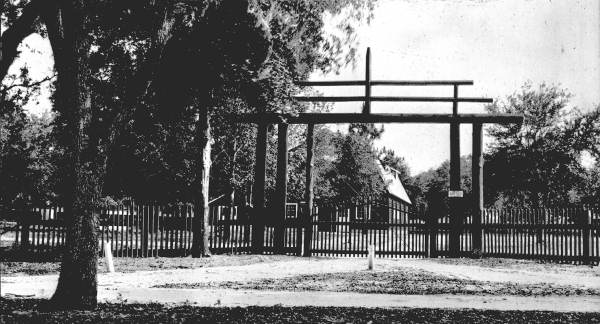 Entrance to the barn yard - De Leon Springs, Florida