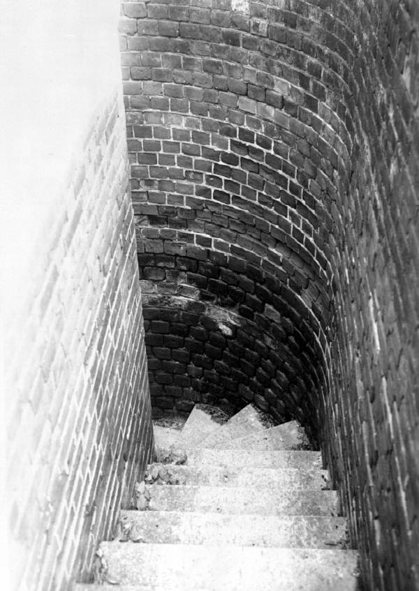 Spiral staricase at Fort Clinch - Fernandina, Florida